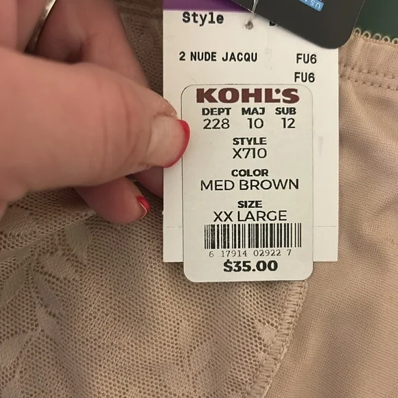 Bali firm control shaping brief NWT - Picture 3 of 5